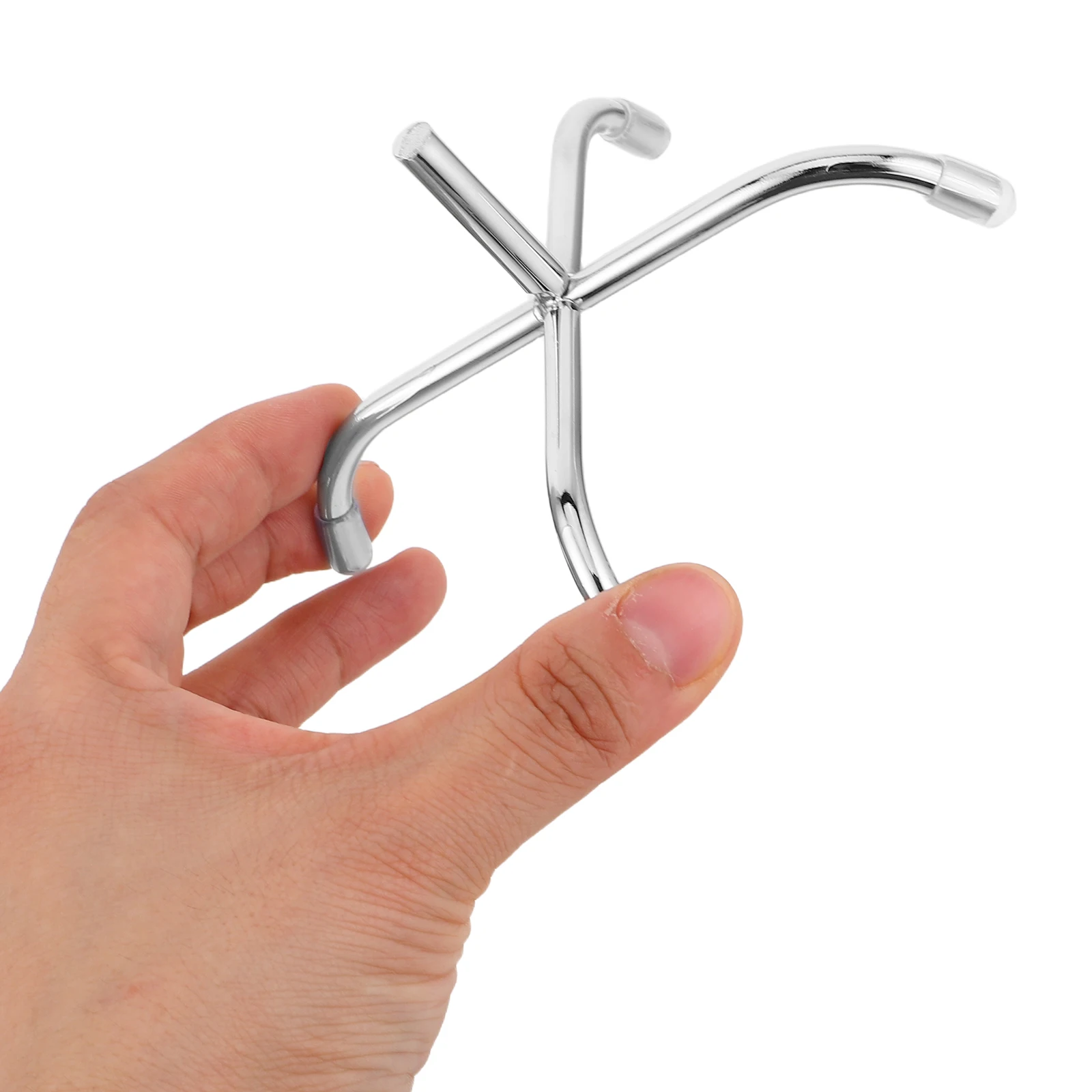 

Mini Chair Stand Dollhouse Metal Legs Swivel Base Stainless Steel Desk Accessories Replacement Office