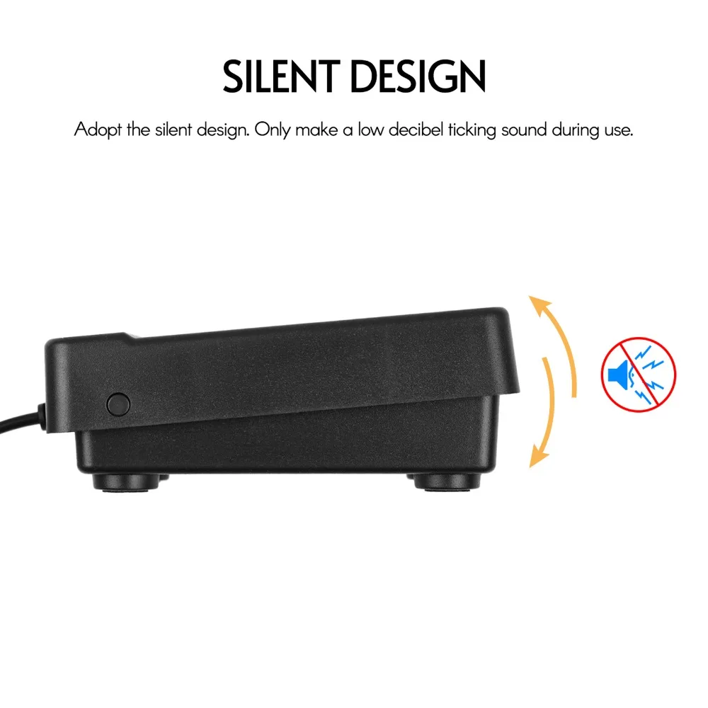 ​Silent Sustain Pedal​ ​3.5mm/6.35mm Interface​ ​Compact ​Damper Pedal​ Hand Rolled Piano ​Universal Single Pedal​