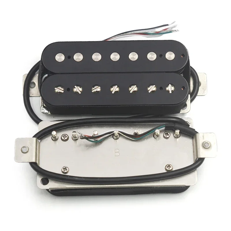 Alnico 5 Electric Guitar Humbucker Pickup Coil Splitting , 7-String , Guitar Parts, N-8.8K, B-14.2K Output