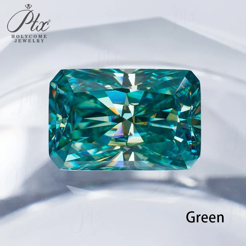 100% Moissanit-Diamant, Radiant-Schliff, 0,3-10 Karat, DIY-Ring, Halskette, Ohrringe, Hauptmaterialien, Großhandel, Perlen in Primärfarben – Detail 24