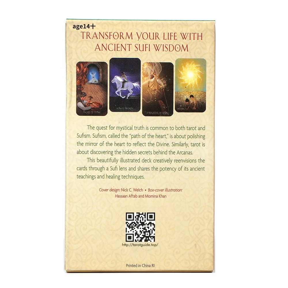 The Sufi Tarot 78 Card Deck Heal Your Lifewith AncientSufi Wisdom Inspired by traditional tarot Table Game For Party