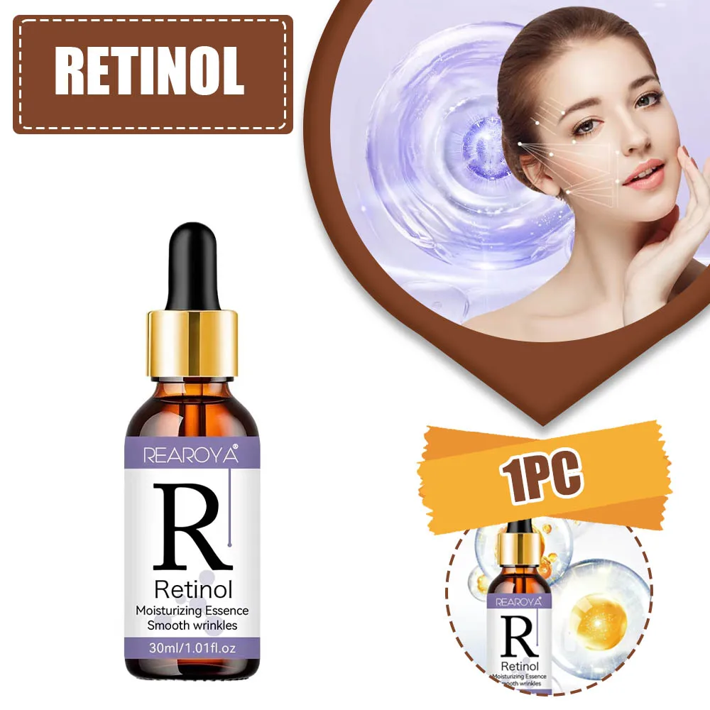 

Увлажняющий ретинол для ухода за кожей, 30 мл. Мягкая, полупрозрачная, закрывающая поры натуральная увлажняющая пленка, яка загрязняет влагу.