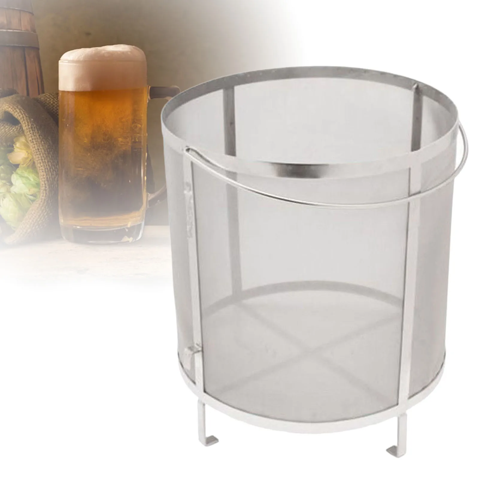 Dry Beer Hopper Filter Stainless Steel Hopper Spider Beer Filter 250 Mesh for Home Brewing Kettle 310x350mm/330x330mm/350x350mm