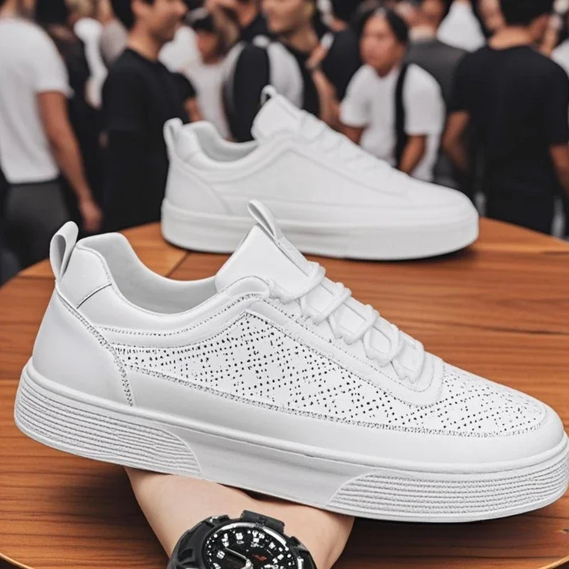 

Мужская повседневная обувь для доски 2025 года, модная летняя дышащая удобная спортивная обувь для вождения на открытом воздухе, теннисные кроссовки