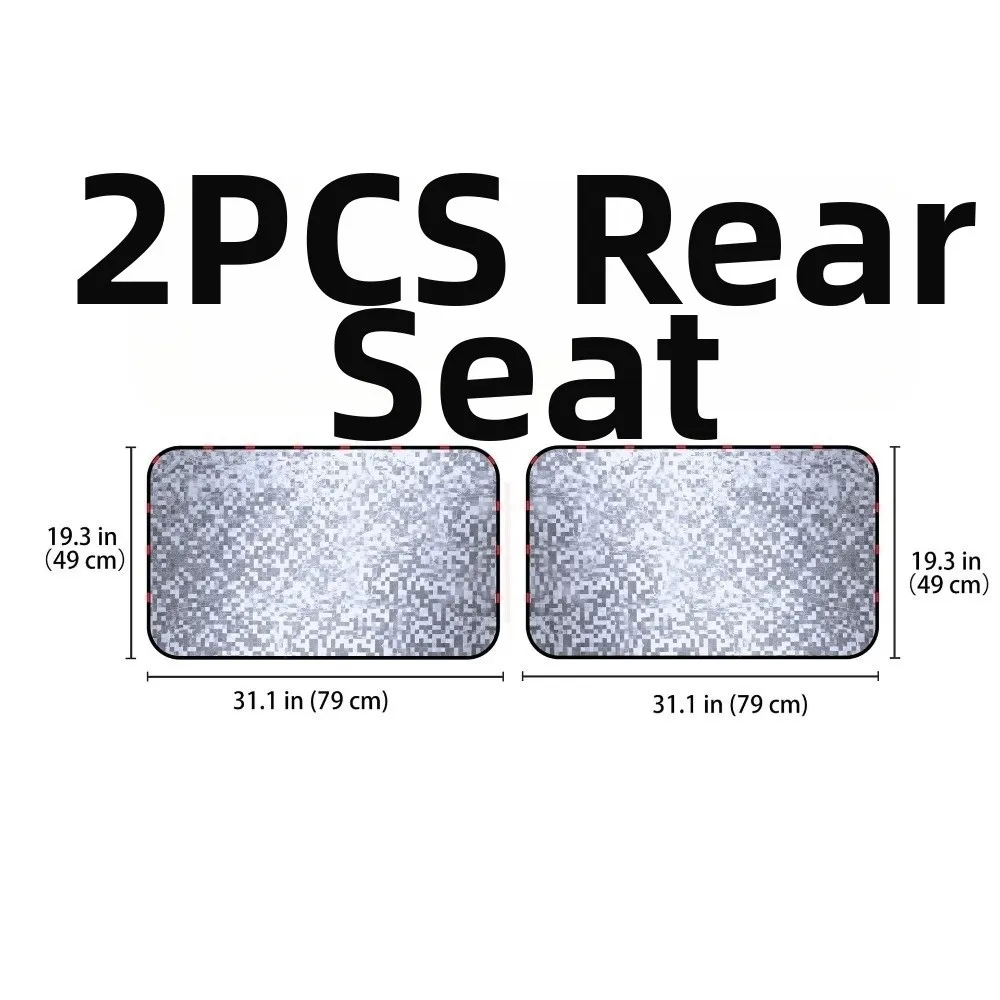 Heat Reduction Car Window Sun Shade Privacy Protection Foldable Magnetic Sunshade Curtain Magnetic Attachment Easy Installation