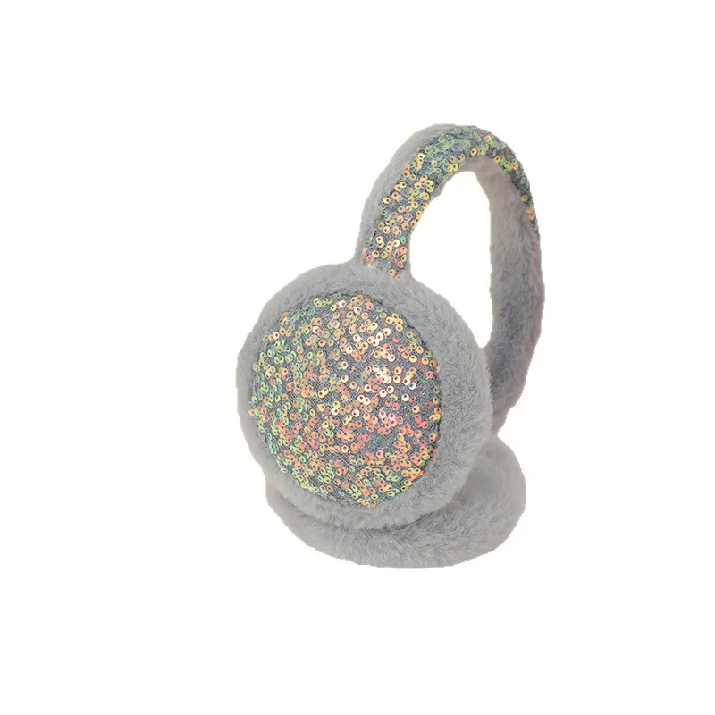 Inverno quente copos de orelha lã proteger anti-congelamento sacos de orelha à prova de vento dobrável engrossado pelúcia orelha quente muffs meninas 4e003