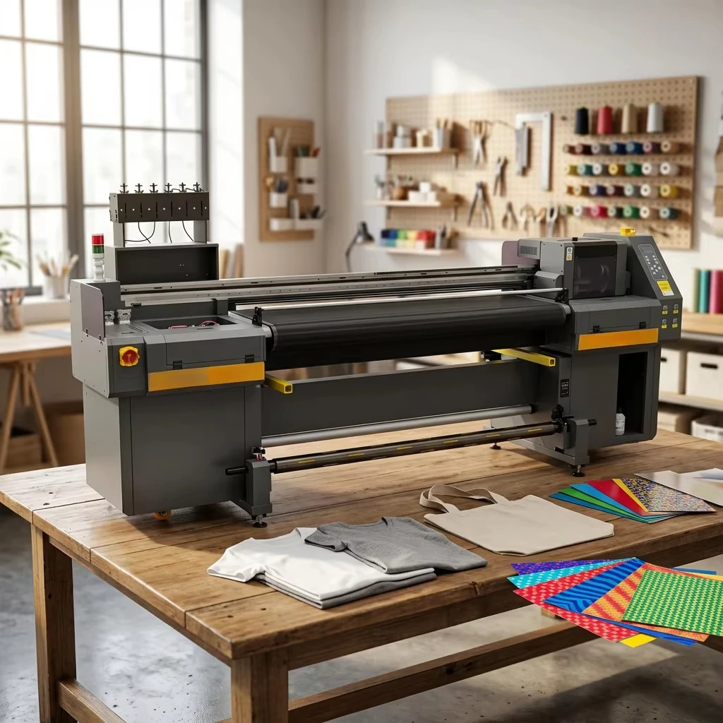 ZJ Automatic UV Flatbed Printing Machine for Road Safety Signs Using Reflective Sheeting 220V 1 Year Warranty