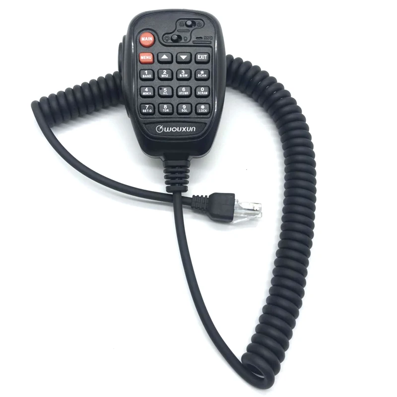 Wouxun-Original KG-UV10A PTT Microfone Mic, alto-falante portátil, rádio em dois sentidos, Walkie Talkie, KG-UV950P, KG-UV920RIII, Drop Ship