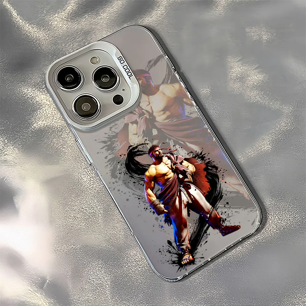 Game S-Street F-Fighter For Samsung Galaxy A 15 54 55 S23 S24 S25 4G 5G Ultra Plus Fe Laser Cover IMD Phone Case