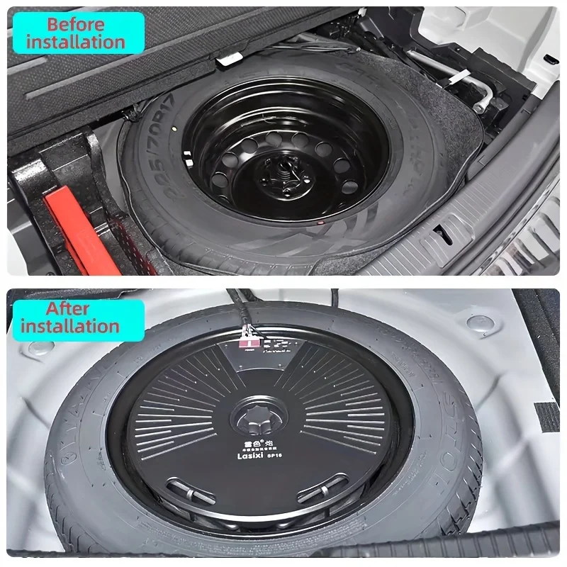 Car spare tire subwoofer thin version active subwoofer high-power subwoofer 15 inch or more non-standard spare tire suitable