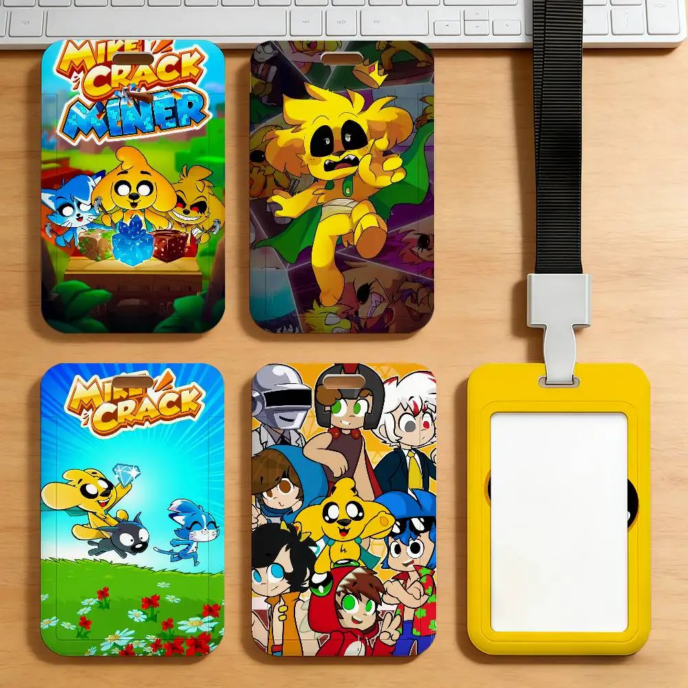 Game M-Mikecrack Miner Cooler Kartenhalter für Studenten, Campus-Essenskarten, öffentliche Verkehrsmittel, U-Bahn-Kartenetui
