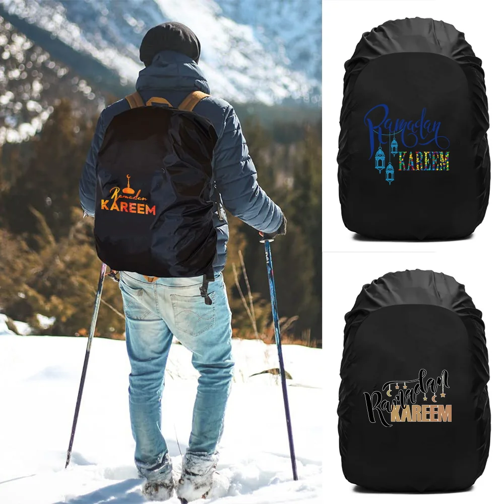 Travel Accessories Durable Nylon Backpack Dust Cover Simple Fit for 20L‑70L Backpack for Camping Activities