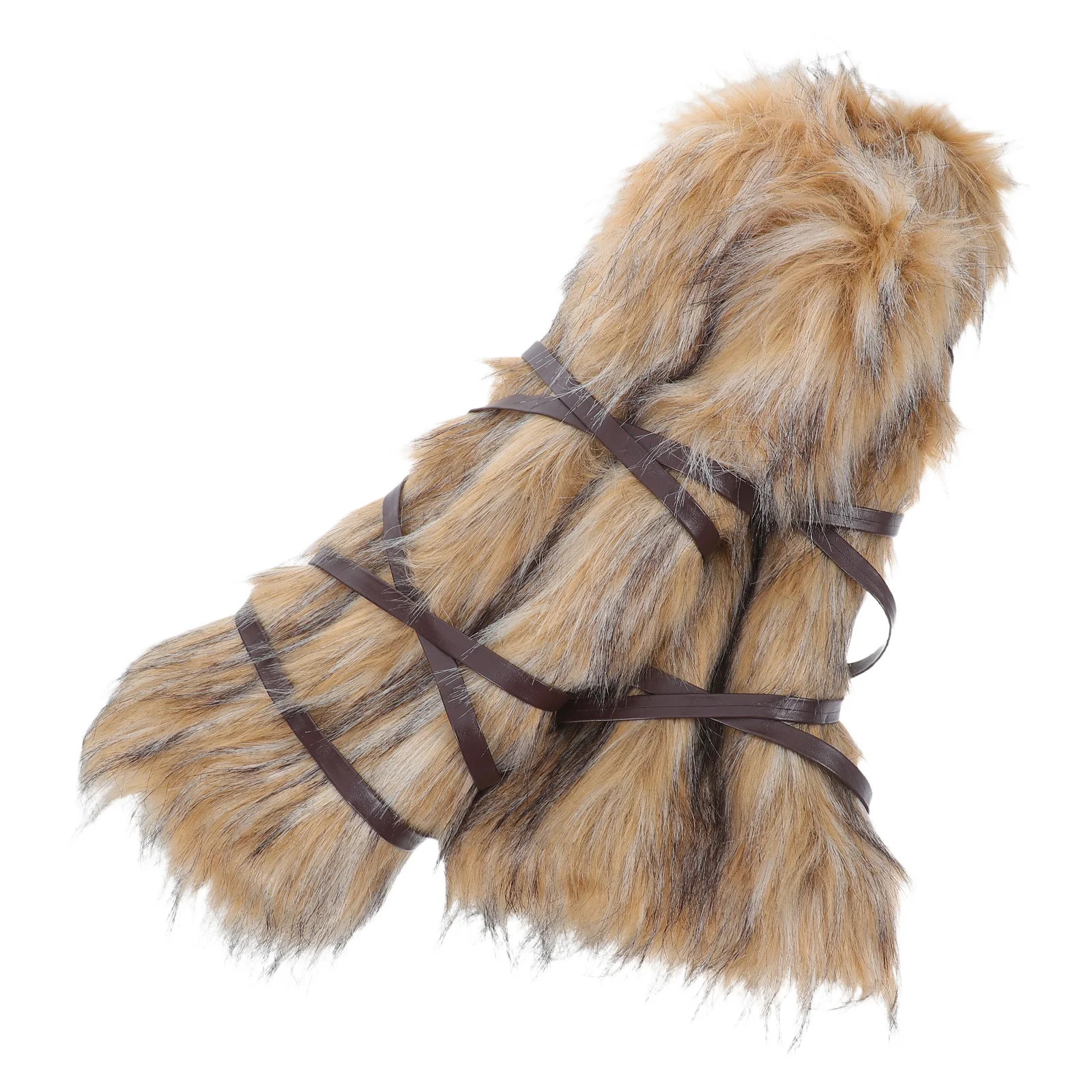 1쌍 바이킹 스타일 가짜 다리 워머 커프스 여성 남성 겨울 부츠 코스프레 액세서리 축제 의상 중세 장비