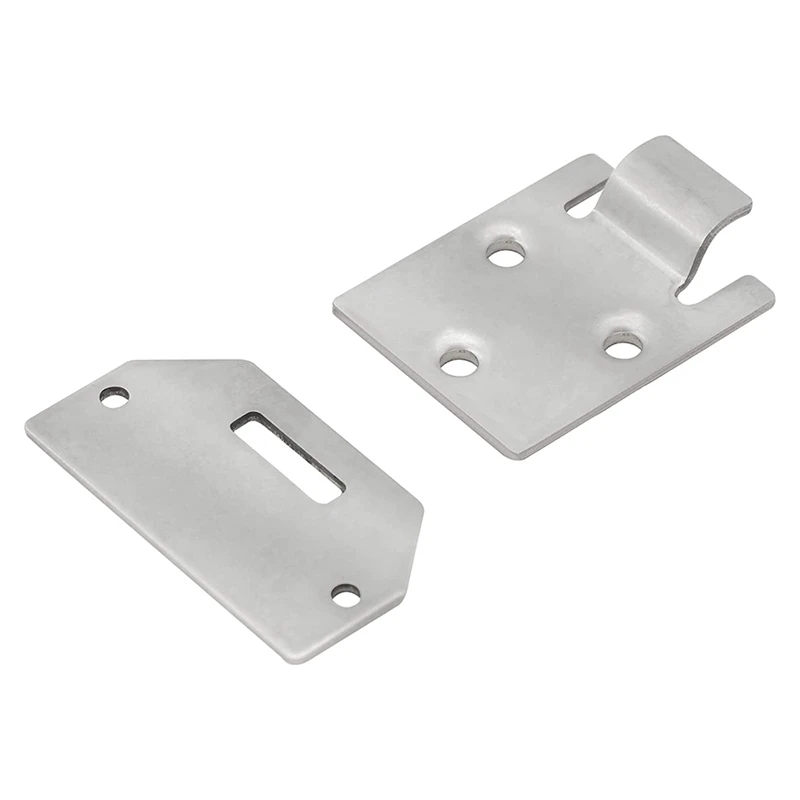 Golf Cart Seat Hinge Plate Set Silver Accessories For Ezgo TXT Medalist 1995-Up Gas/Electric Golf Buggies, 71610-G01 71609-G01