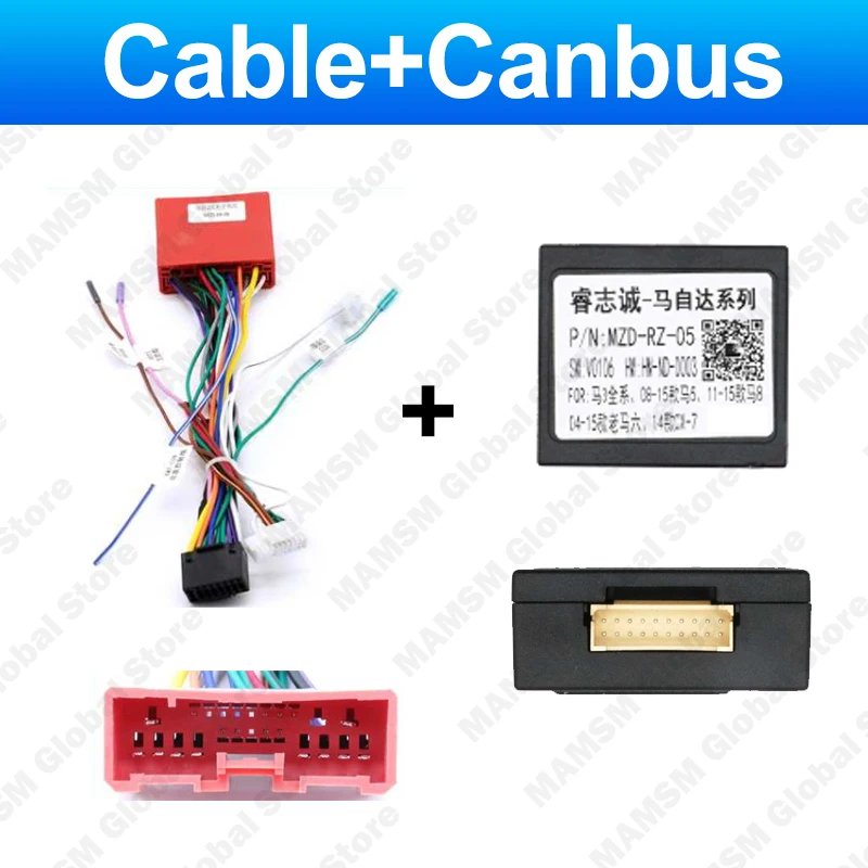 MAMSM Canbus Box Decoder For Mazda 2 3 5 6 8 CX-3 CX-5 CX-7 MX-5
