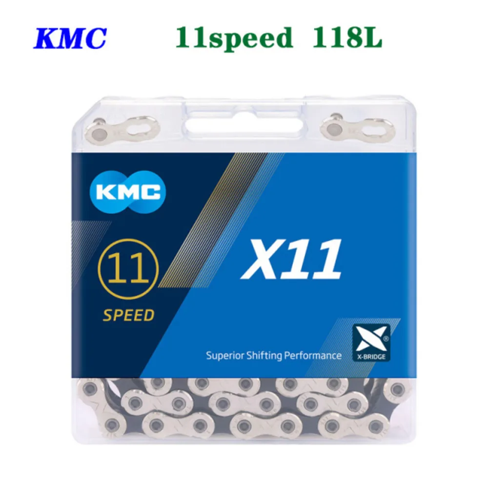 Original KMC Bike Chain X8 X9 X10 X11 X12 Bicycle Chain 8V 9V 10V 11V 12V Chains MTB Road Bike Crankset SRAM Bikes Parts