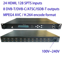 Spedizione gratuita 1080P Modulatore encoder da HDMI a ATSC, modulatore catv DVB-T, modulatore DVB-C QAM, modulatore RF digitale ISDB-T