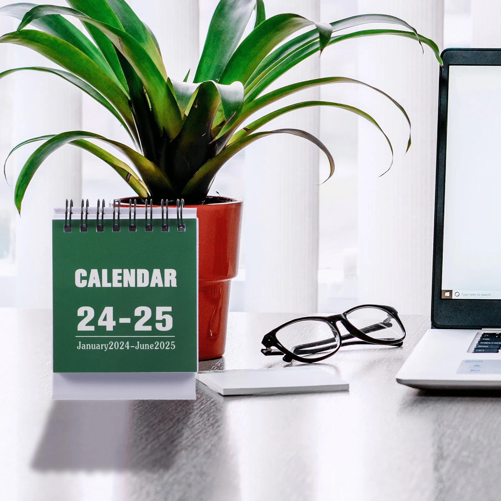 

Decorative Mini Desk Calendar 2024 Small Tabletop Home Office Flip Stand Monthly Memo Stylish Design Mini Desk Calendar