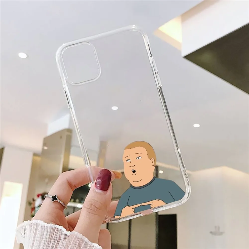 King Hill Bobby Phone Case For Iphone 15 11 13 14 Pro Max 7 8 Plus X Xr Xs Max Se2020 12mini Transparent Cover