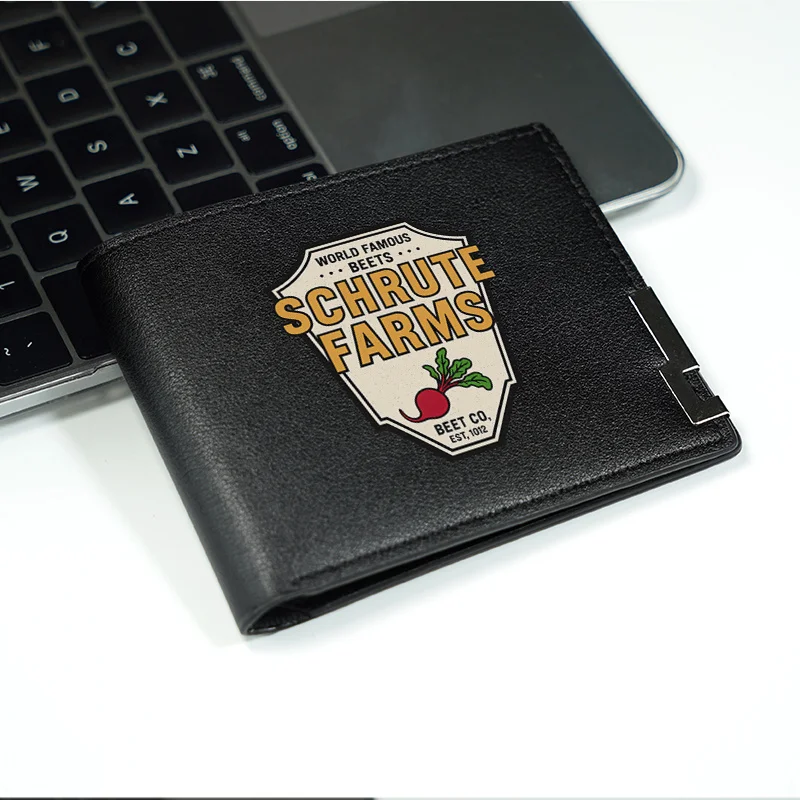 SCHRUTE FARMS กระเป๋าสตางค์หนัง PU ระดับพรีเมียม ดีไซน์เรียบง่ายสำหรับผู้ชาย ทนทาน น้ำหนักเบา สไตล์ธุรกิจ ใช้ได้ทุกวัน