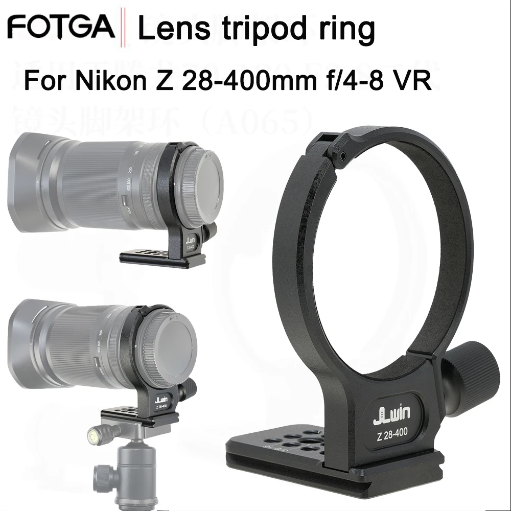 FOTGA Tripod Ring For Nikon Z 28-400mm f/4-8 VR Lens Tripod Mount Ring Quick Release Tripod Collar Camera Lens Tripod Adapter