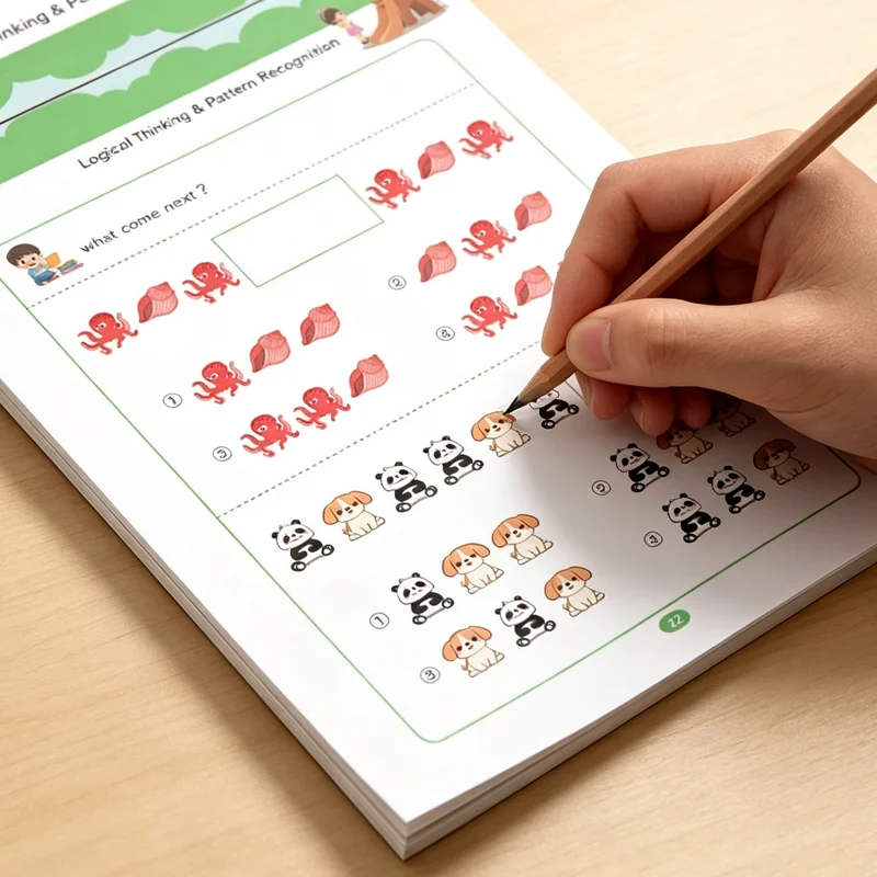

Logic & Pattern Recognition Workbook: Activities to Boost Observation & Problem-Solving