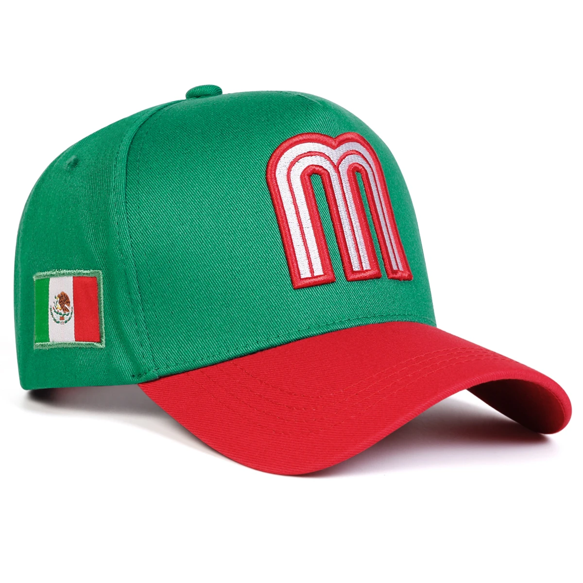 ユニセックス M 文字刺繍野球帽春と秋の屋外調節可能なカジュアル帽子日焼け止め帽子スポーツキャップ