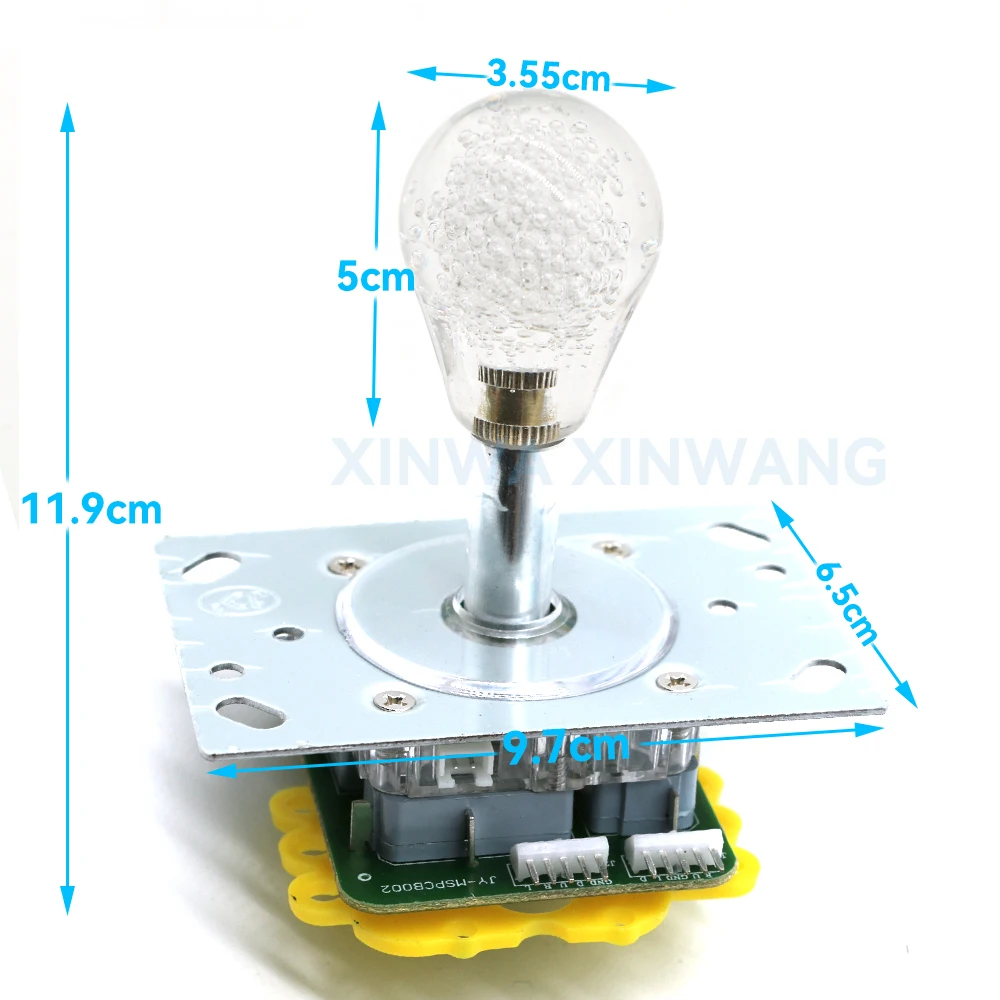 12V LED Joystick Colorful Illuminated Light Switchable 4 To 8 Way Controller For Arcade Fishing Crane Claw Game Vending Machine view 6