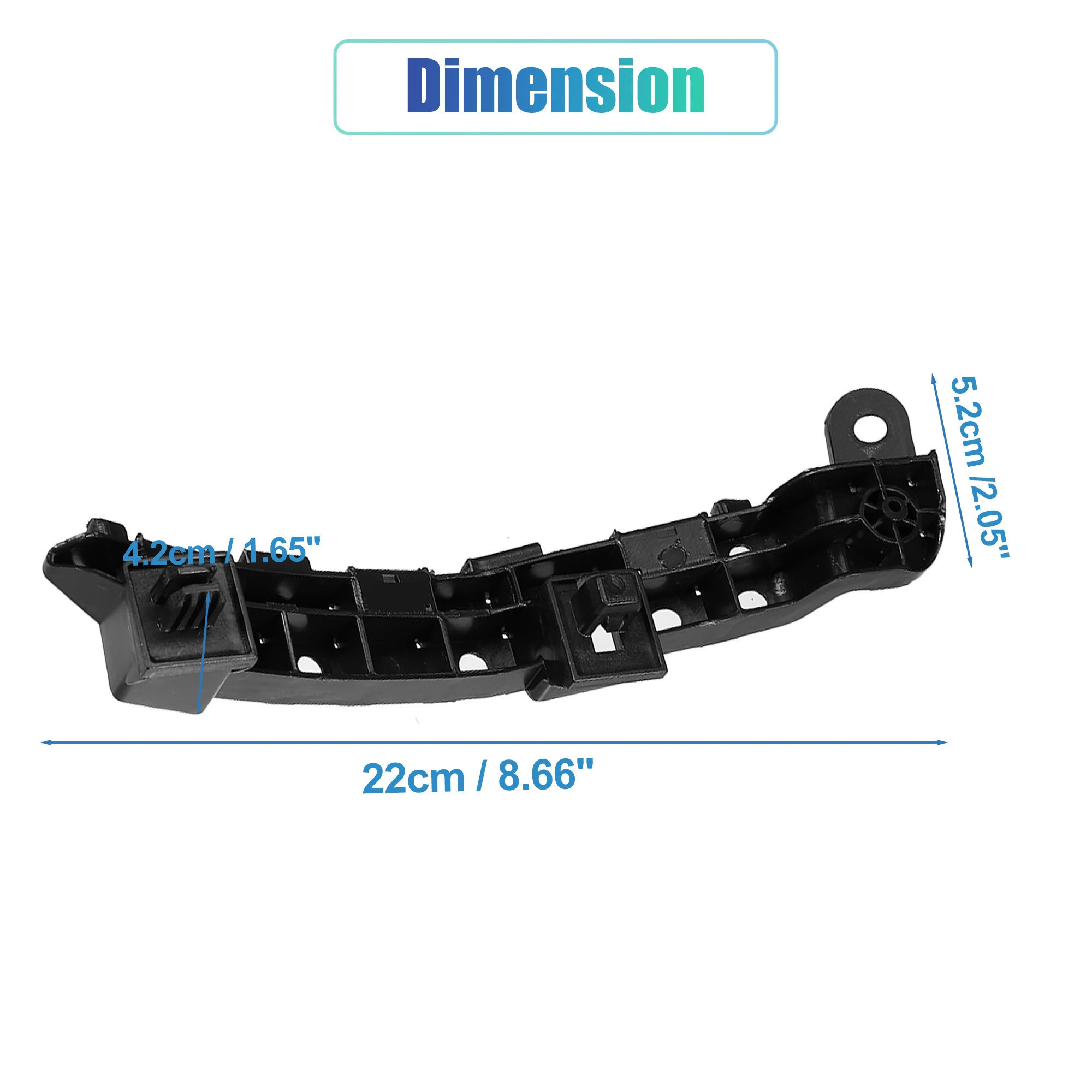 X Autohaux 1 Pair Left Right Front Bumper Mounting Support Bracket for Honda CR-V 2017 2018 2019