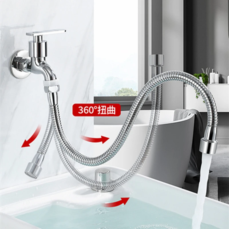 13cm 20cm 30cm Folding Kitchen Faucet Extension Tube Sink Water Filter Extender Copper Nozzle for Faucet Bathroom Accessories
