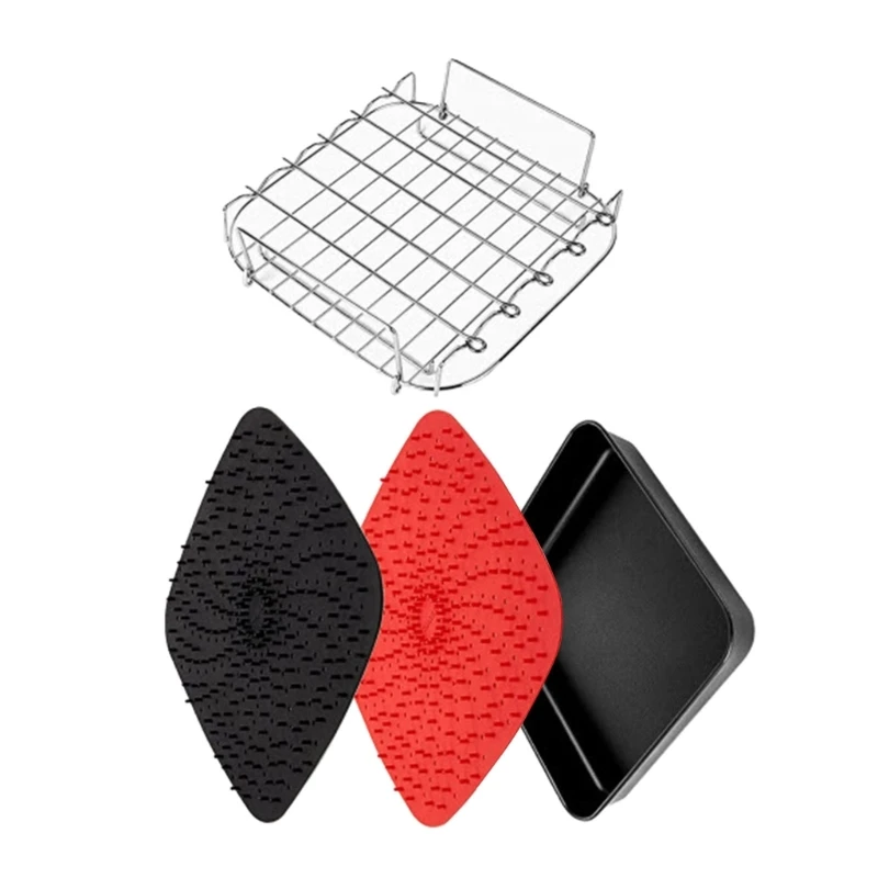 Khay chiên không khí Nồi chiên không khí Giỏ silicone Giỏ chiên không khí Phụ kiện cho 4,5-8QT