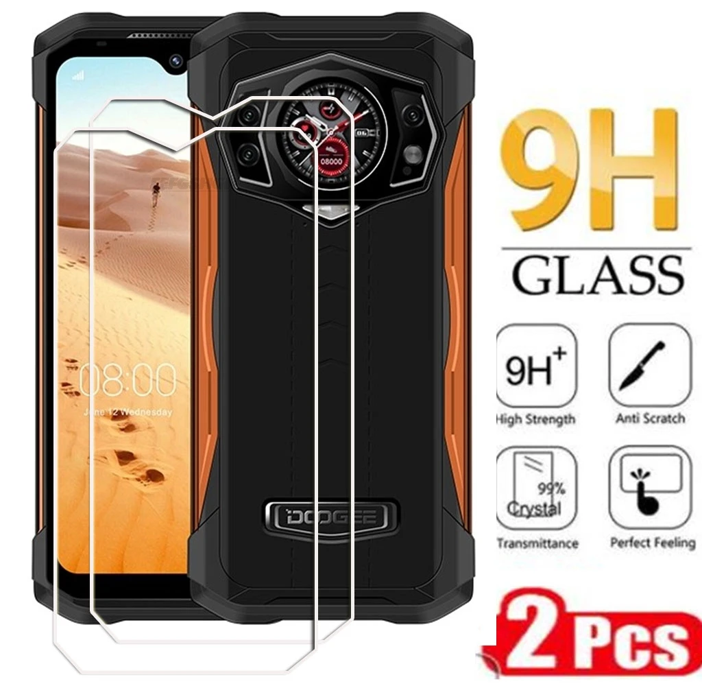 2PCS 9H HD Tempered Glass For Doogee S98 6.3" Doogee S98 Pro DoogeeS98 S98Pro Screen Protective Protector Cover Film