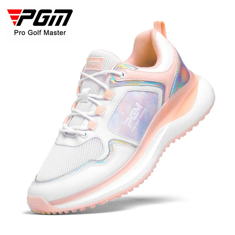 

PGM Women Golf Shoes Summer Breathable, High Elasticity, Cushioning and Height Increasing Sports Sneakers XZ437