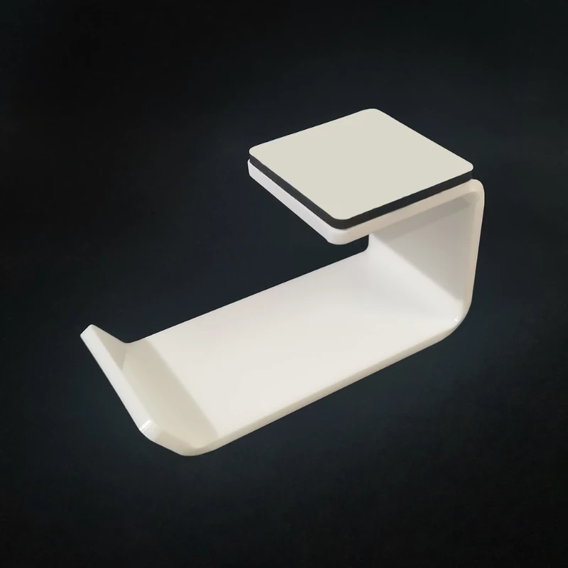 Gancho adhesivo para exhibición auriculares, pegatina acrílica, soporte para auriculares, colgador pared escritorio