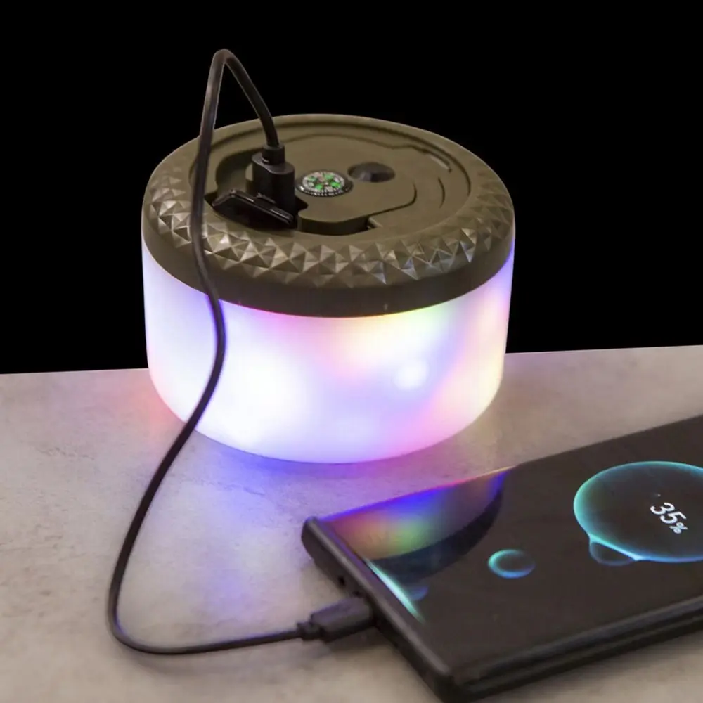 10 متر مصباح التخييم في الهواء الطلق مقاوم للماء USB شحن أضواء عيد الميلاد سلسلة مع 8 طرق للطي LED أضواء الجنية السفر