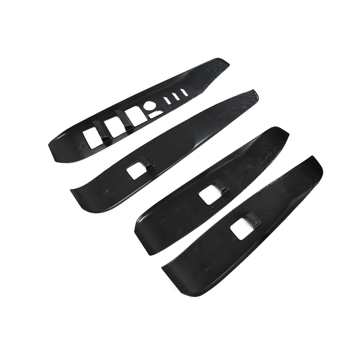 For Toyota Camry XV80 9th Gen 2025-2026 ABS Carbon Fiber Window Switch Panel Trim Cover 4PCS (Not For US Version)