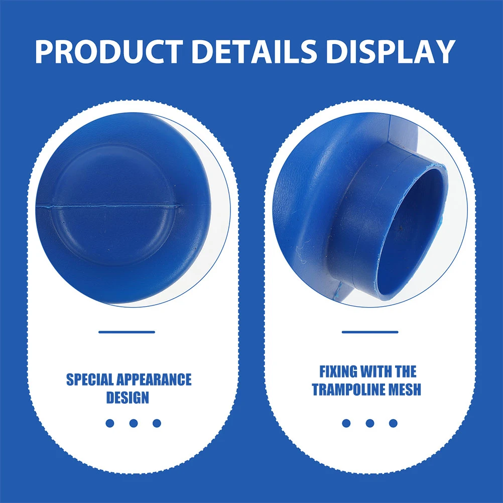

8pcs Trampoline Pole Caps s Trampoline Replacement Wear-Resistant Rod Covers Plastic Tube Protector Enclosure Stick Caps