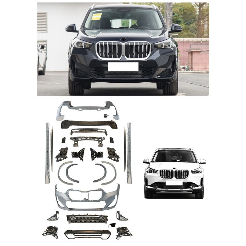 OUYE for  X1 U11 2023-2023 Body Kit Old to New Front Bumper with Tow Hook Cut-Outs and Included Clips X1 M-TECH BODYKIT