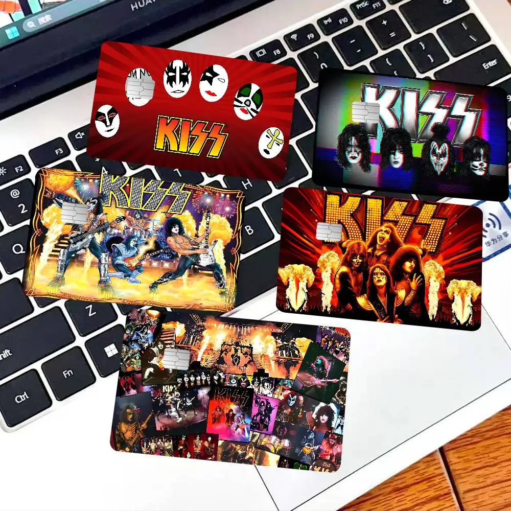 Classic K-Kiss Band Anime Front Cover Film Sticker Skin for Credit Debit Card Small Large Chip view 4