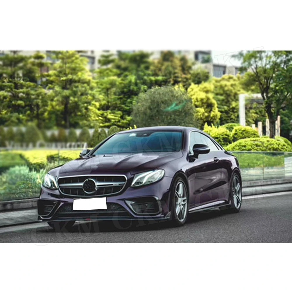 

Защитный бампер из углеродного волокна, передний спойлер для Mercedes Benz E Class W238 C238 Sport Coupe 2017-2019, FRP, Стайлинг автомобиля