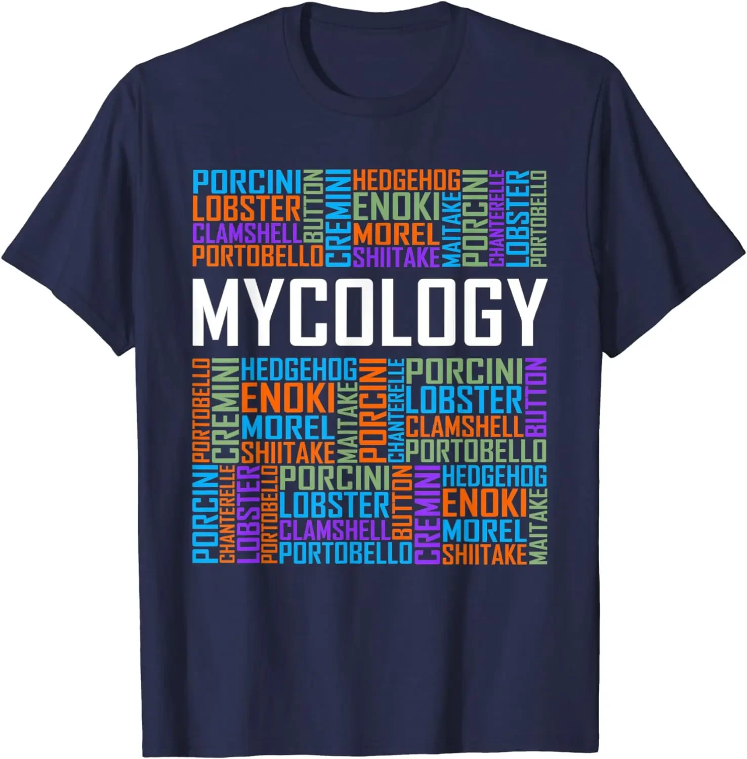 Mycology Words Mushroom Fungus Lover Mycologist Love Shrooms T-Shirt Cotton Print Logo Mens T Shirts