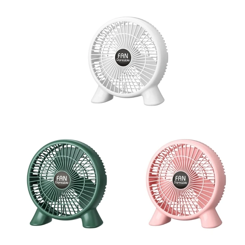 USB Desk Fan Mini Desk Fan Portable Silent Personal Fan Powerful Airflow Fan Drop Shipping