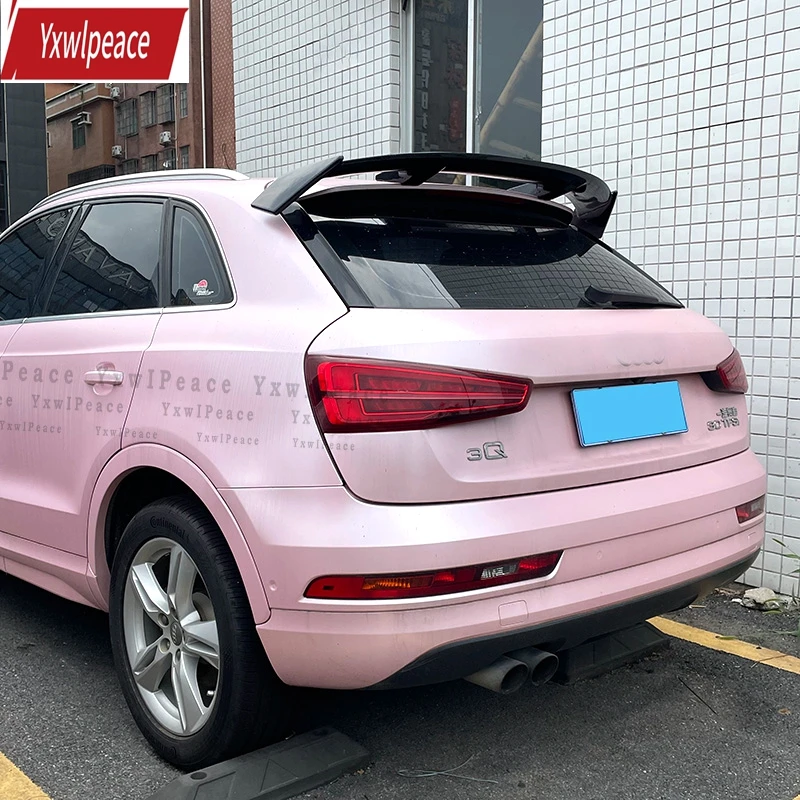 

For Audi Q5 2011-2018 Universal Roof Spoiler 2013-2018 AUDI Q3 Spoiler ABS Plastic Material Car Rear Trunk Wing Car Accessories