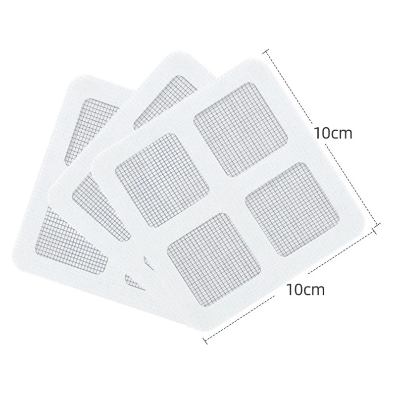 20Pcs Disposable Hair Catcher for Shower Mesh Shower Drain Covers Floor Sink Strainer Filter Mesh Sticker Bathroom Accessories