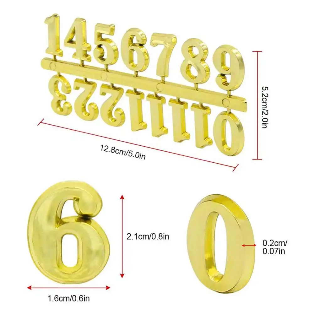 Numeri MCDFL per orologio al quarzo Kit di parti fai da te sostituzione vecchio modello accessori per orologi digitali da parete artigianato