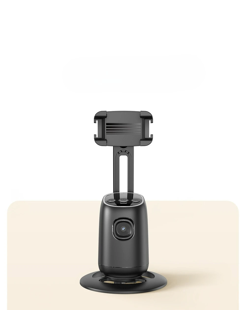 Telecamera panoramica inclinabile di follow-up del telefono P05 desktop 360 °   rotazione anti-vibrazione live streaming stand viso tracking selfie stick