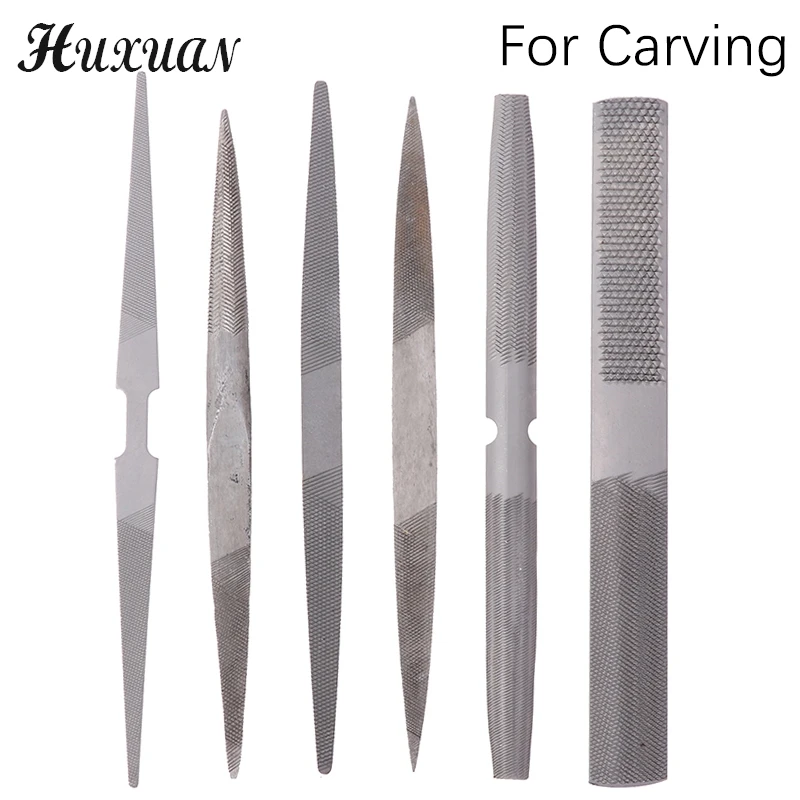 Double-Head Files Half Round Files Hand File Sharp Flat File Shaping Polishing For Carving Filing Half-Round Wax Shaping File