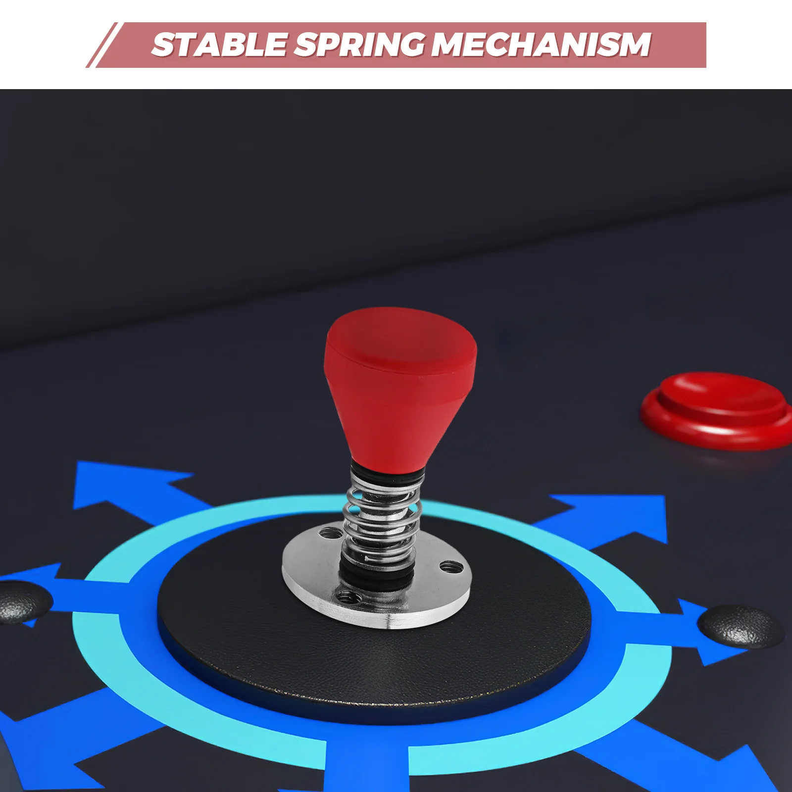 Maschine Stange Langlebig Legierung Kopf Großen Griff Stabile Federbelastete Mechanismus Für Arcade-Spiel Maschine Flipper Shooter Teile Spiel