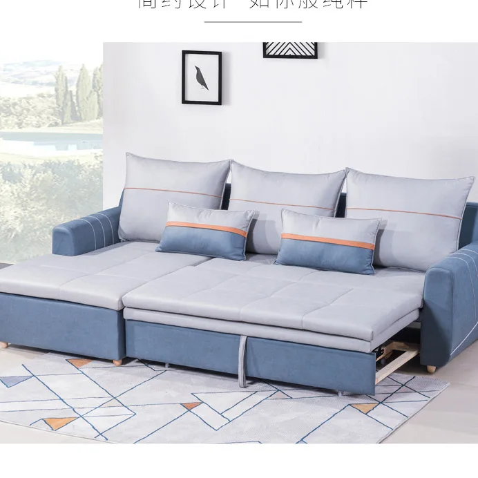 #Premium Wood Frame Cover Storage Bed Sofa Apartment Folding Murphy Sofa Bed Furniture