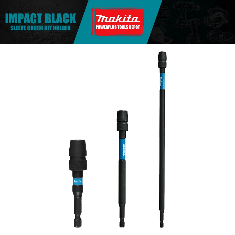 Makita E-24125 E-24131 E-24147 Impact Black Sleeve Chuck Bit Holder อุปกรณ์เครื่องมือ